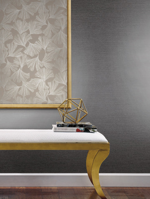 Silver Shining Sisal Wallpaper