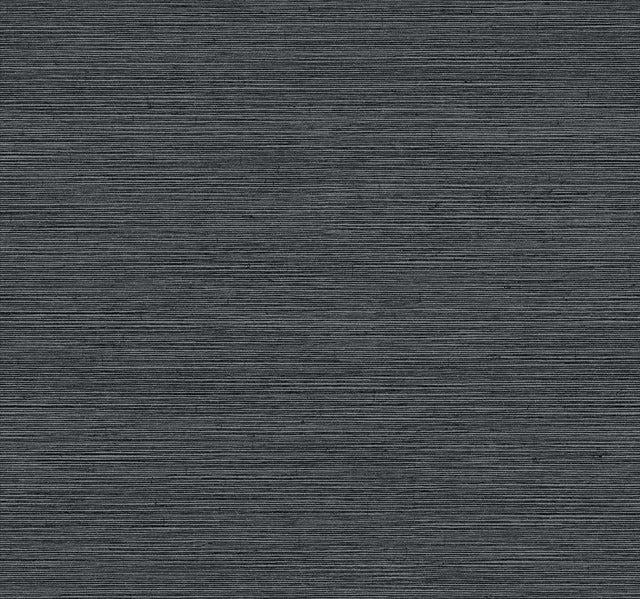 Black/Silver Shining Sisal Wallpaper