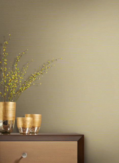 Cream Shining Sisal Wallpaper