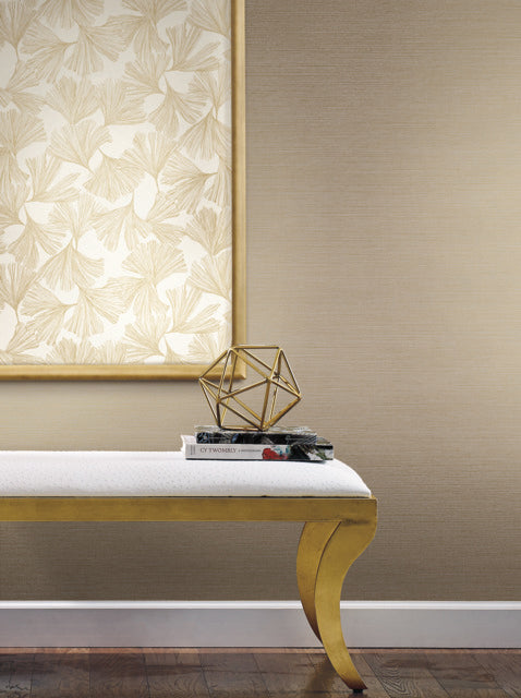 Cream Shining Sisal Wallpaper