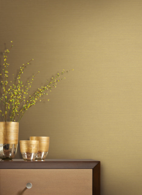 Gold Shining Sisal Wallpaper