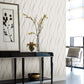 White/Silver Wavy Stripe Wallpaper