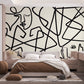 Abstract Black and White wallpaper Mural