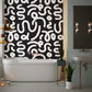 Black and white pattern Wallpaper