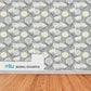 Grey Dandelions wallpaper