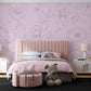 Pink Floral wallpaper Mural