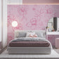 Light Pink Floral wallpaper Mural