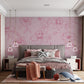 Light Pink Floral wallpaper Mural