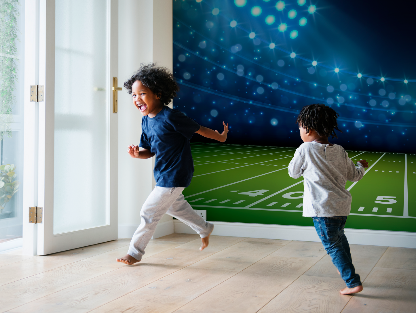 Football Fiel Mural