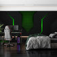 Black and Green Mural