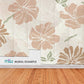 Modern Pink Floral Mural