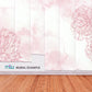 Pink Marigold Floral wallpaper Mural